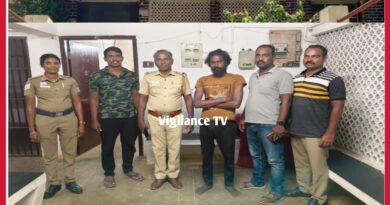 The Palani Adivaram Police Department arrested and imprisoned a man involved in a series of vehicle theft
